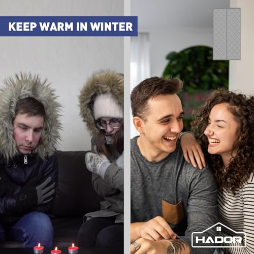 HADOR Magnetic Thermal Insulated Door Curtain for Winter Fits Door...