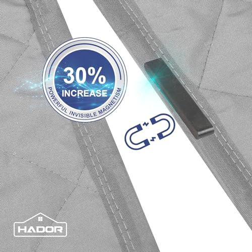 HADOR Magnetic Thermal Insulated Door Curtain for Winter Fits Door...
