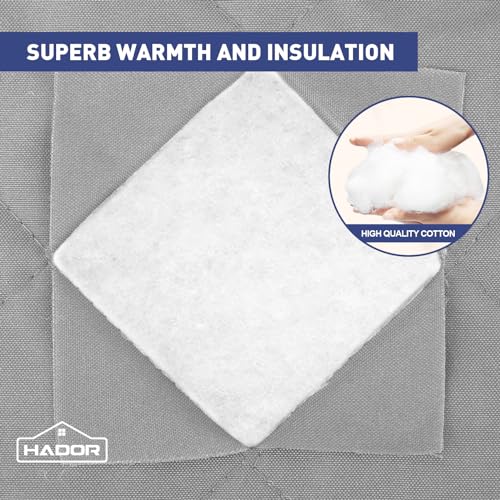 HADOR Magnetic Thermal Insulated Door Curtain for Winter Fits Door...