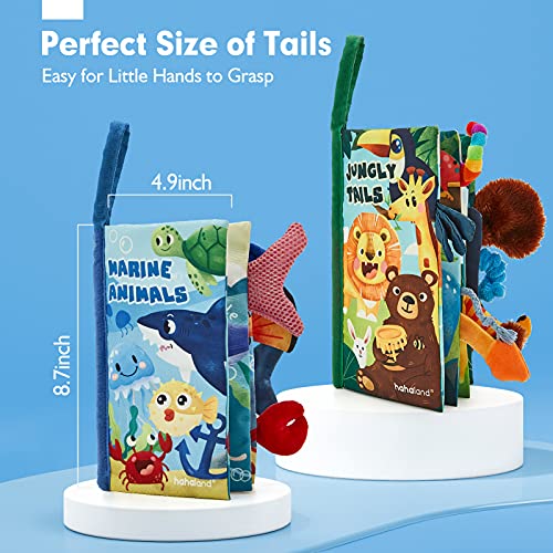 Baby Books 0-6 Months 2PCS Baby Toys 6 to 12 Months Touch Feel Fir...
