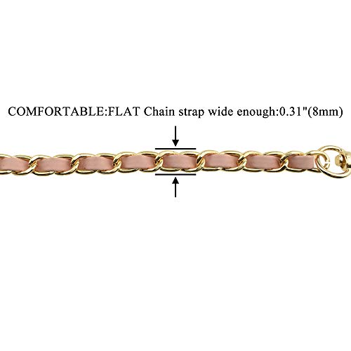 HAHIYO Mini Purse Chain Strap Slim Wide 8mm for LV Length 47.2 inc...