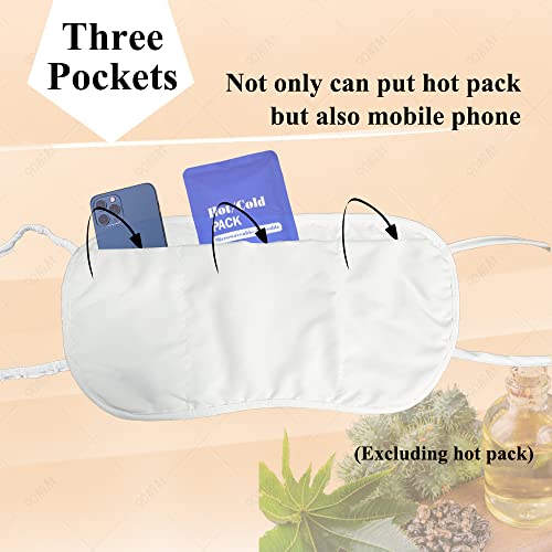 Castor Oil Pack Wrap-Reusable Organic Castor Oil Compress Pad for ...