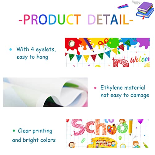Welcome Back to School Decorations Back to School Background Banne...