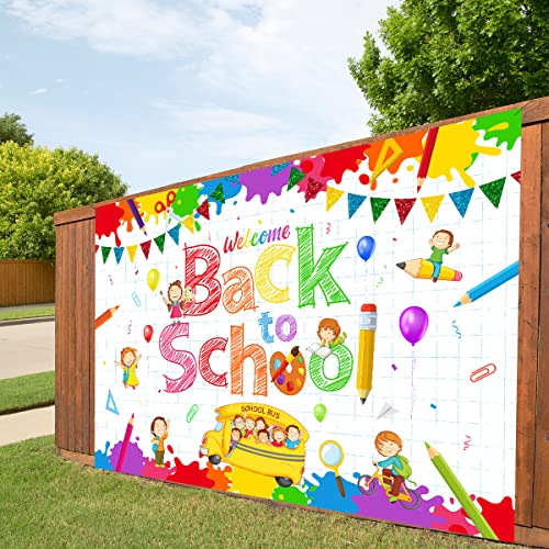 Welcome Back to School Decorations Back to School Background Banne...
