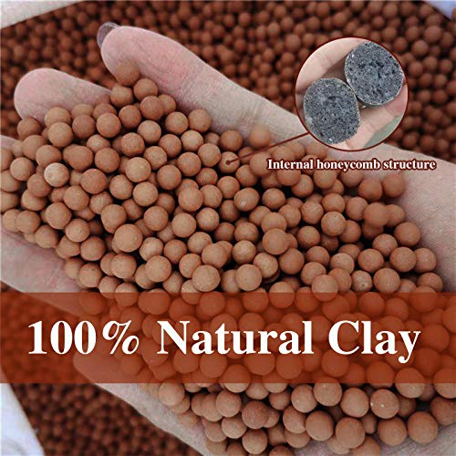 Halatool 2 LBS Organic Clay Pebbles- 4mm-16mm 100% Natural Expande...