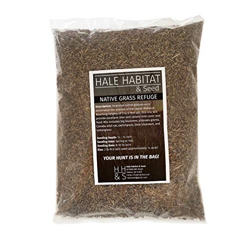 Hale Habitat & Seed, Native Grass Refuge, Wildlife Seed Mix, 1/4 A...