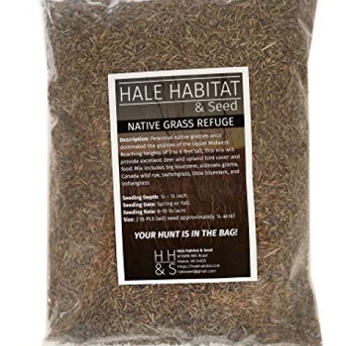 Hale Habitat & Seed, Native Grass Refuge, Wildlife Seed Mix, 1/4 A...