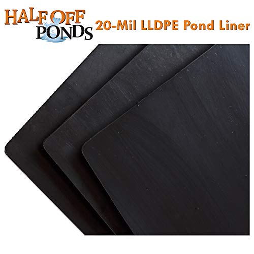 HALF OFF PONDS - 18 ft. x 20 ft. 20-Mil LLDPE Pond Liner for Ponds...
