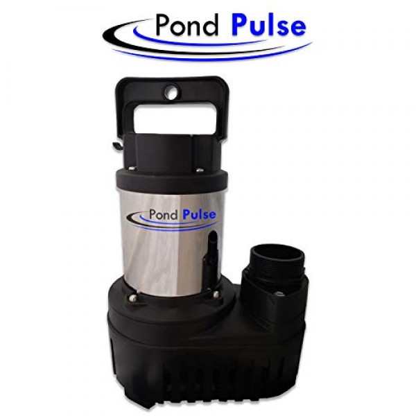 HALF OFF PONDS Pond Pulse 5,500 GPH Hybrid Drive Submersible Pump ...