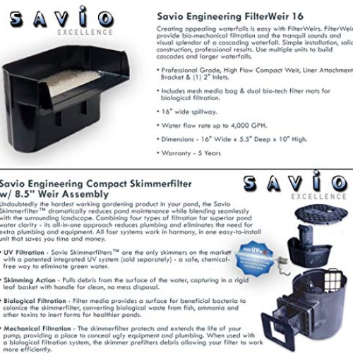 HALF OFF PONDS Savio Select 2000 Complete Water Garden and Pond Ki...