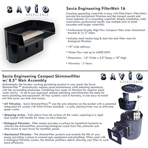 HALF OFF PONDS Savio Select 2000 with UV Complete Water Garden and...