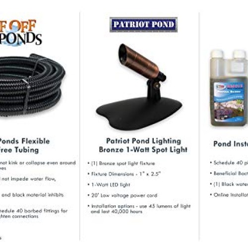 HALF OFF PONDS Savio Signature 3000 with UV Complete Water Garden ...