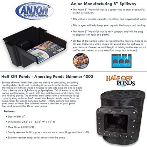 HALF OFF PONDS - Simply Ponds 1200 Water Garden and Pond Kit with ...