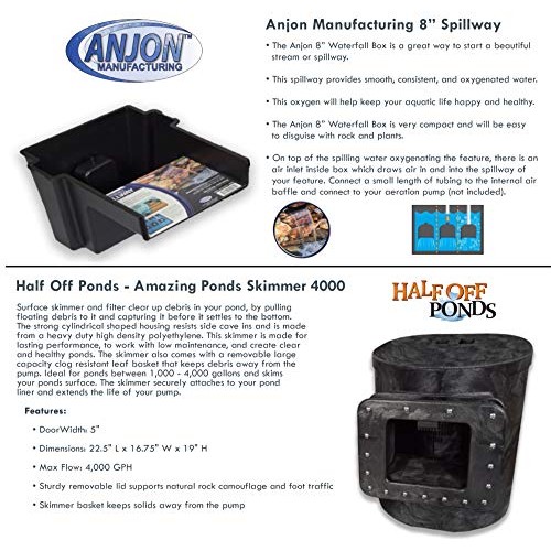 HALF OFF PONDS - Simply Ponds 1200 Water Garden and Pond Kit with ...