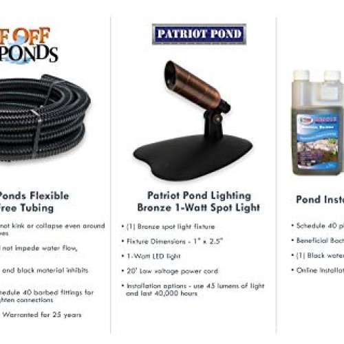 HALF OFF PONDS - Simply Ponds 4000 Water Garden and Pond Kit with ...