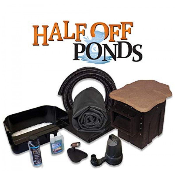 Simply Ponds 2100 Water Garden and Pond Kit with 15 Foot x 15 Foot...