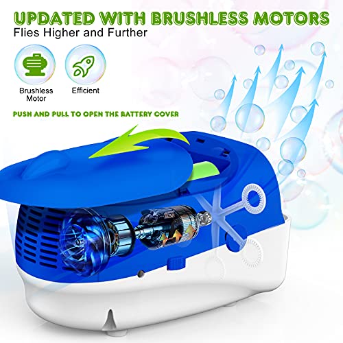 Hamdol Bubble Machine, Automatic Bubble Blower, Portable Bubble Ma...