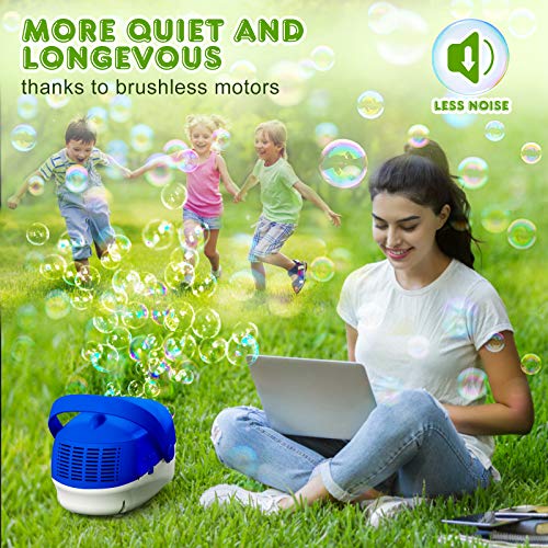 Hamdol Bubble Machine, Automatic Bubble Blower, Portable Bubble Ma...