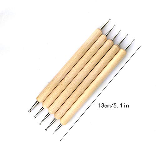 Hamineler 20Pcs Silicone Clay Sculpting Tool Clay Shaping Modeling...