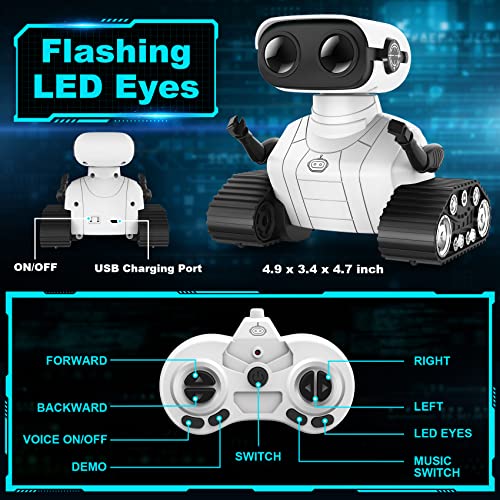 Hamourd Robot Toys for 3 Years Old Boys Girls- Rechargeable Remote...