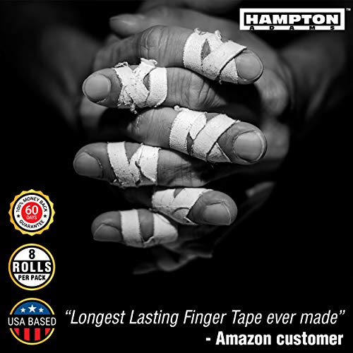 8 Pack White Finger Tape - Athletic Tape | 0.3” x 45 Feet - for ...