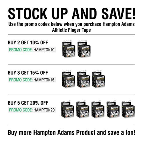 8 Pack White Finger Tape - Athletic Tape | 0.3” x 45 Feet - for ...