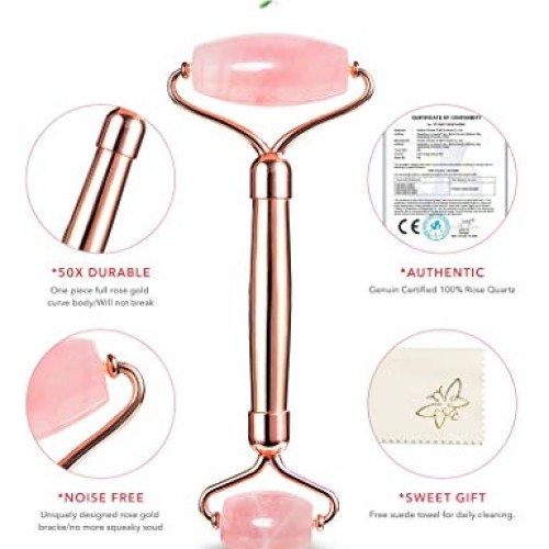 HANABEE Authentic Jade Roller for Face Gua Sha Facial Tools Face R...