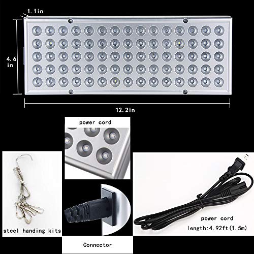 75LED Full Spectrum Grow Light Bulbs 25W Panel Grow Lamp with IR &...