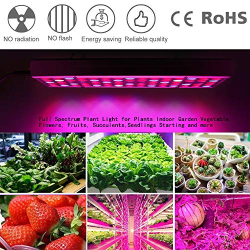 75LED Full Spectrum Grow Light Bulbs 25W Panel Grow Lamp with IR &...