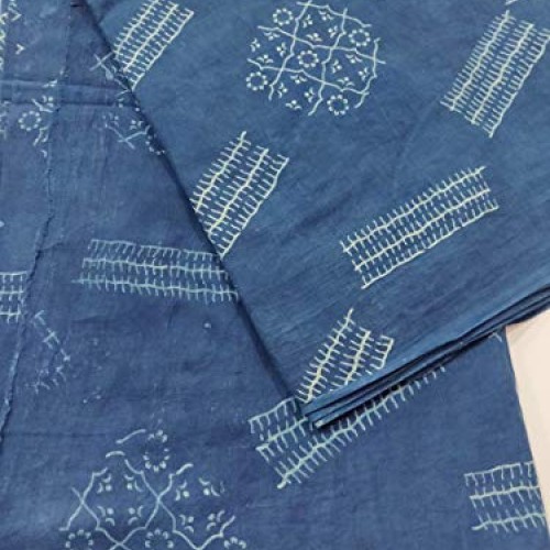 HANDICRAFTOFPINKCITY 1 Yard 100% Cotton Fabric Indian Hand Block P...