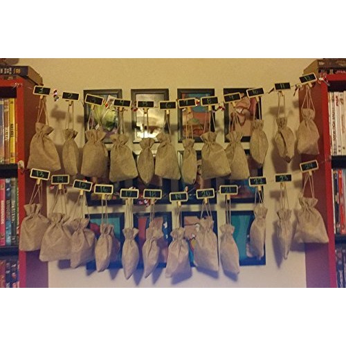 100pcs Burlap Bags with Drawstring, Burlap Gift Bag Jewelry Pouch ...
