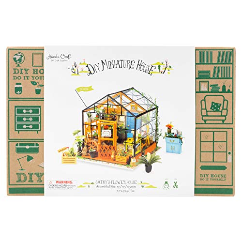 Hands Craft DG104, DIY 3D Wooden Miniature Dollhouse Build Your ow...