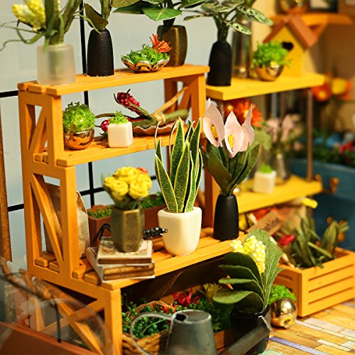 Hands Craft DG104, DIY 3D Wooden Miniature Dollhouse Build Your ow...