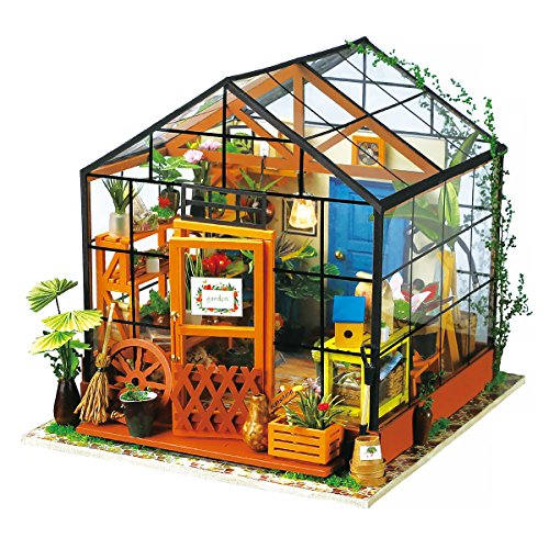 Hands Craft DG104, DIY 3D Wooden Miniature Dollhouse Build Your ow...