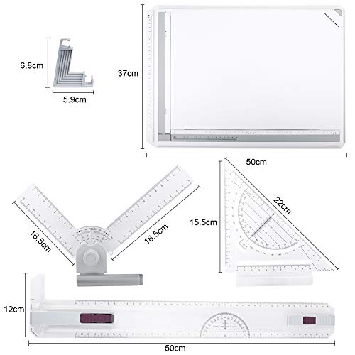 Drawing Board, HandsEase A3 Drawing Table Board Multi-Funtion Grap...