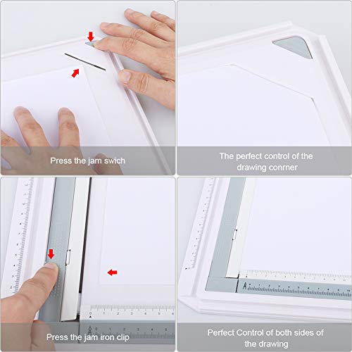 Drawing Board, HandsEase A3 Drawing Table Board Multi-Funtion Grap...