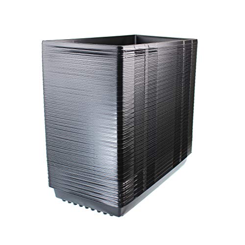 100-Pack 1020 Garden Growing Trays with Drain Holes - 10 x 20 Pl...