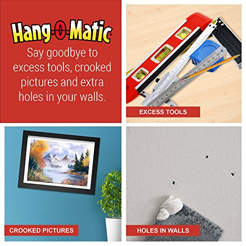 Hang-O-Matic All-in-One Picture Hanging Tool, Picture Hanger, Pict...
