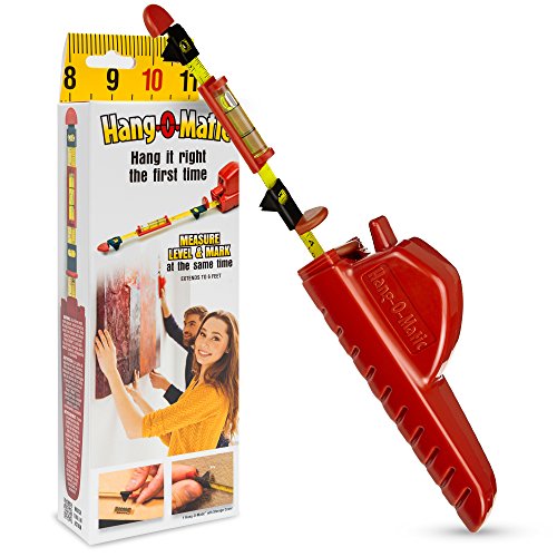 Hang-O-Matic All-in-One Picture Hanging Tool, Picture Hanger, Pict...