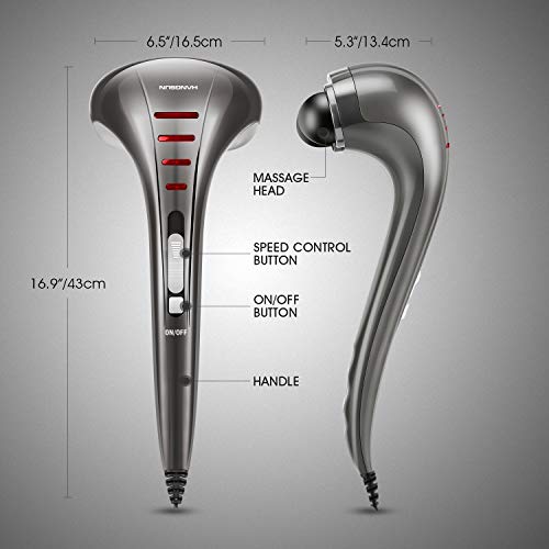 Hangsun Handheld Neck Back Massager MG460 Deep Tissue Percussion M...