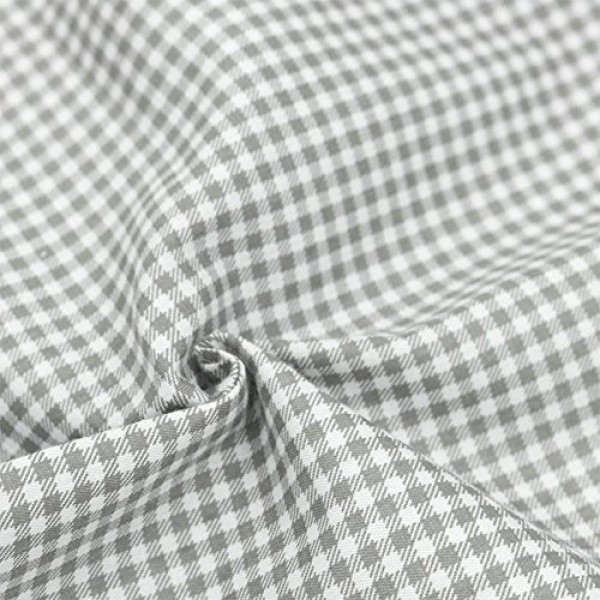 Hanjunzhao Quilting Fabric,Grey Fat Quarters Fabric Bundles,100% C...