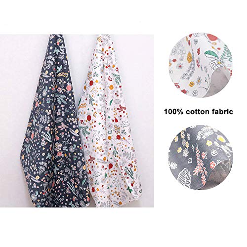 Quilting Fabric,White Grey Dark Blue Fat Quarters Fabric Bundles,P...