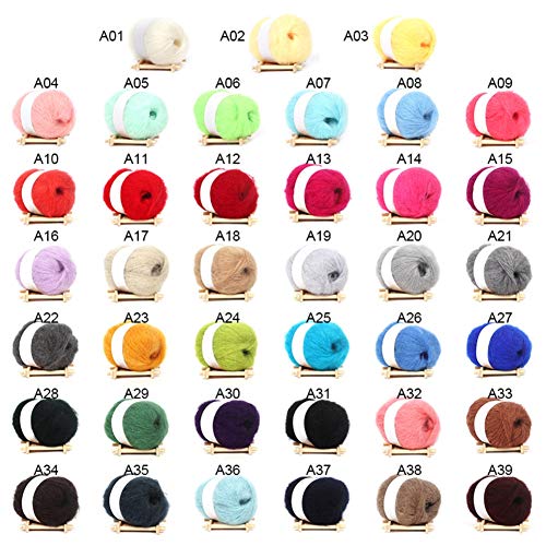 Hankyky Lightweight Soft Baby Smooth &Warm Mohair Plush Cashmere W...