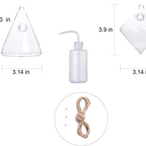 Glass Hanging Planters hydroponic vase , Terrarium Containers Flow...