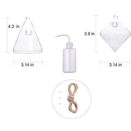 Glass Hanging Planters hydroponic vase , Terrarium Containers Flow...