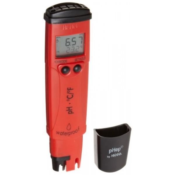 Hanna Instruments HI98128 pHep 5pH/Temperature Tester, 6-25/64 Le...
