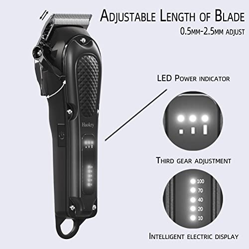 Haokry Hair Clippers for Men Professional - Cordless&Corded Barber...