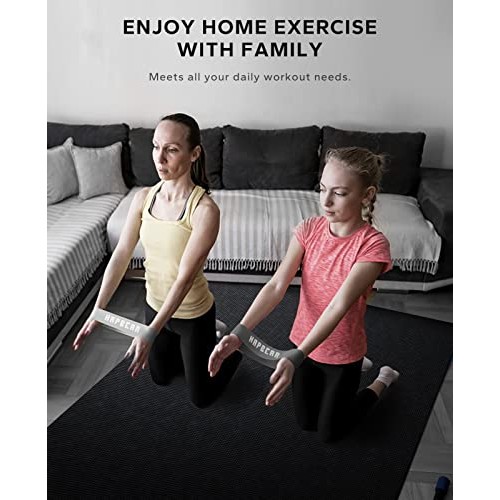 HAPBEAR Extra Large Exercise Mat 6x4x8mm1/3 inch, Non Slip, Ul...