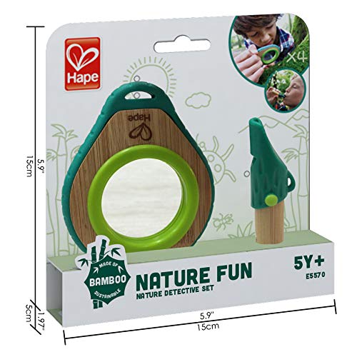 Hape Nature Detective Set| Bamboo & Plant Plastic Detective Playse...