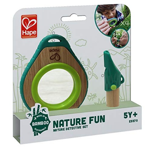 Hape Nature Detective Set| Bamboo & Plant Plastic Detective Playse...